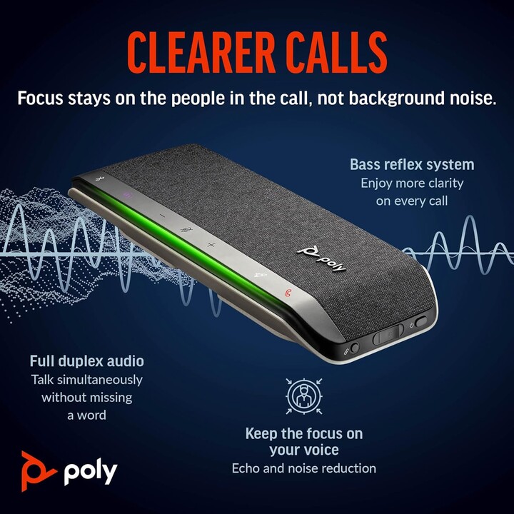 Poly Sync 10 Speakerphone Certified for Microsoft Teams