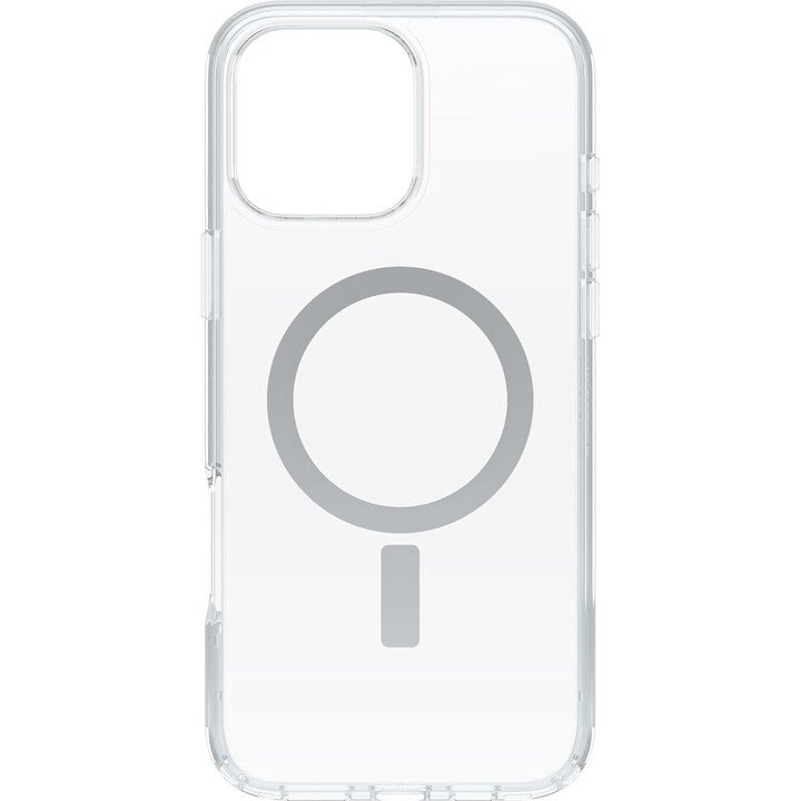 Capa MagSafe transparente OtterBox Symmetry Series para iPhone 16 Pro Max, à prova de choque, à prova de quedas