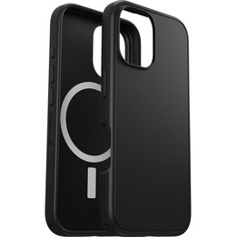 Capa OtterBox Symmetry Series MagSafe para iPhone 16, à prova de choque, à prova de quedas, preta