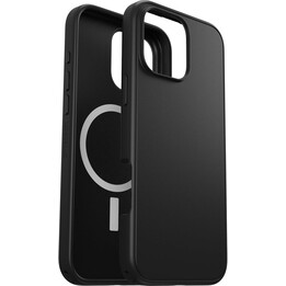 Étui MagSafe OtterBox Symmetry Series pour iPhone 16 Pro Max, résistant aux chocs, aux chutes, noir