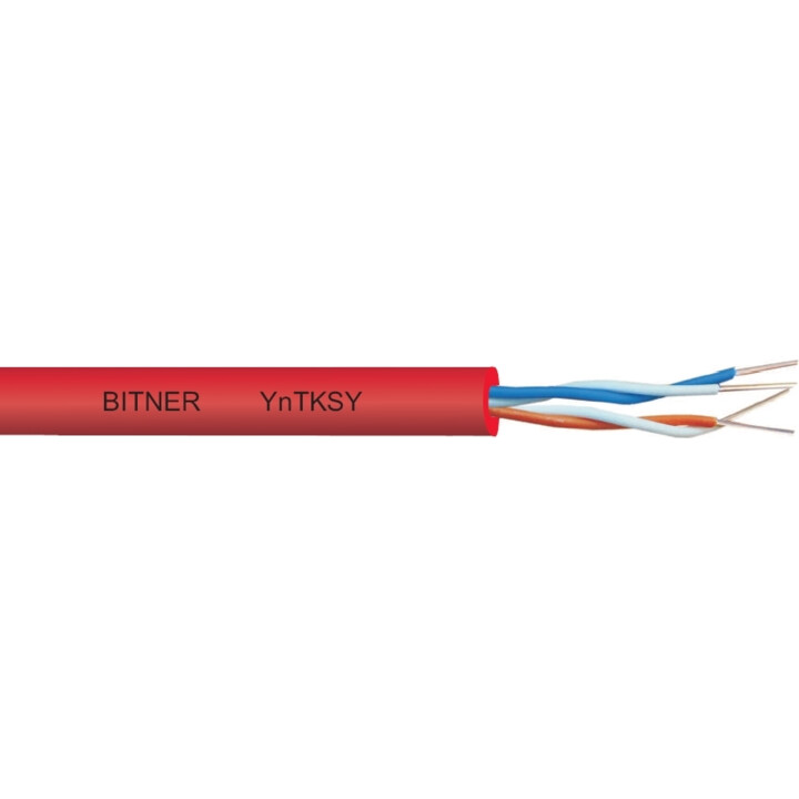 BITNER YNTKSY FIRE SIGNALLING CABLE 1X2X0,8 - 100M