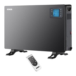 Noveen CH7100 LCD Smart, Konvektor-Heizung mit digitaler Steuerung und modernem Design, schwarz
