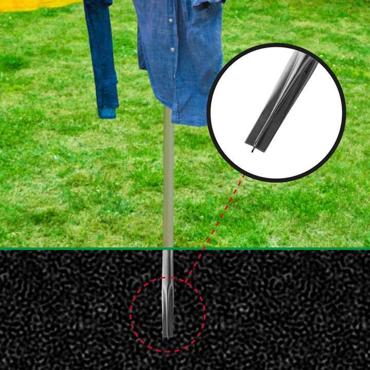 PROMIS SU200 CAPRI vierarmiger Gartenwäschetrockner