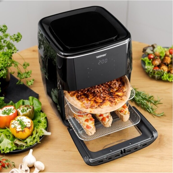 Fritadeira Zelmer ZAF7120 Simples 12 L Independente 1700 W Fritadeira com baixo teor de gordura Preto