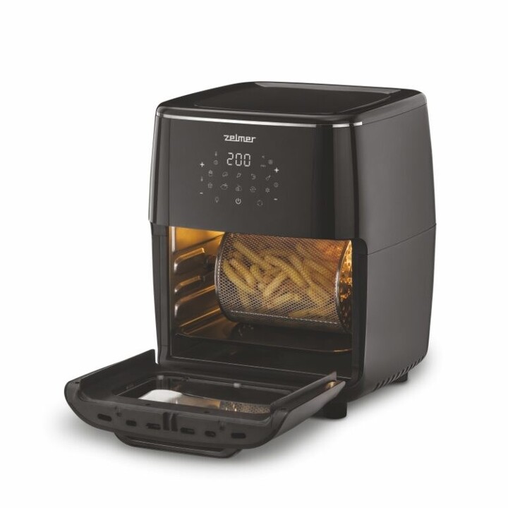 Zelmer ZAF7120 freidora Sencillo 12 L Independiente 1700 W Freidora baja en grasa Negro