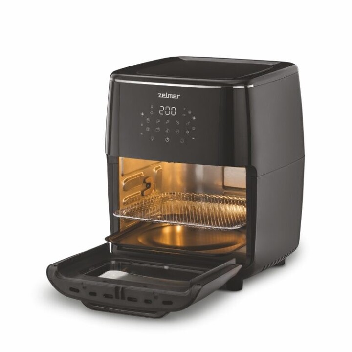 Zelmer ZAF7120 Deep Fryer Single 12 L Freestanding 1700 W Low Fat Fryer Black