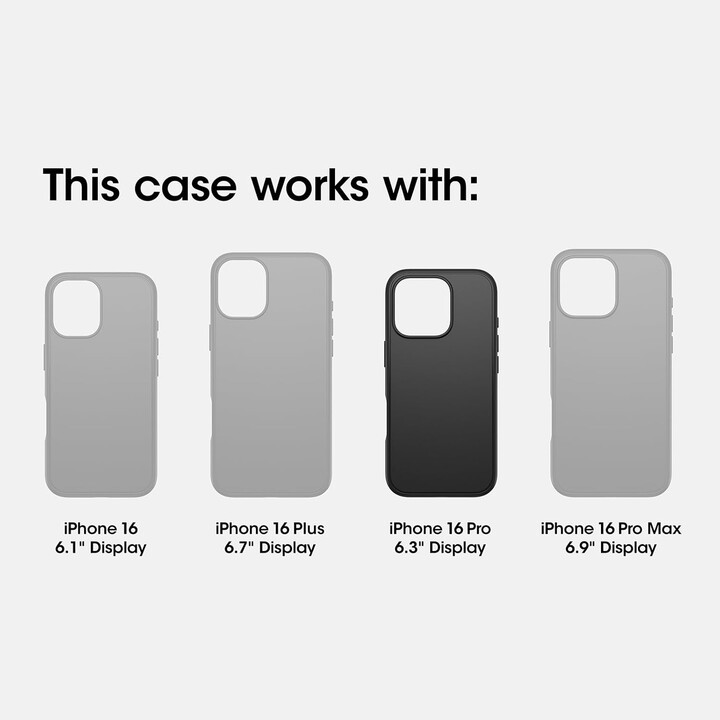 Étui de protection OtterBox pour iPhone 16 Pro série Prefix, transparent