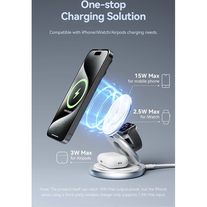 Base de chargement sans fil/ MagSafe Vention FGEI0/ 15W
