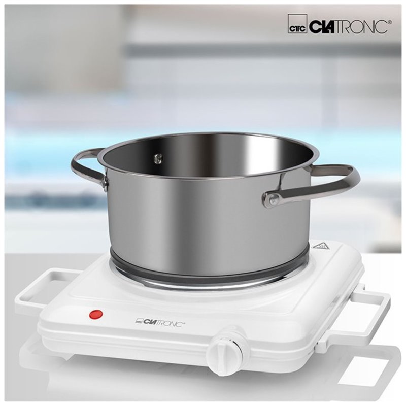 Cocina Eléctrica Clatronic EKP 3582 1 zona Blanco