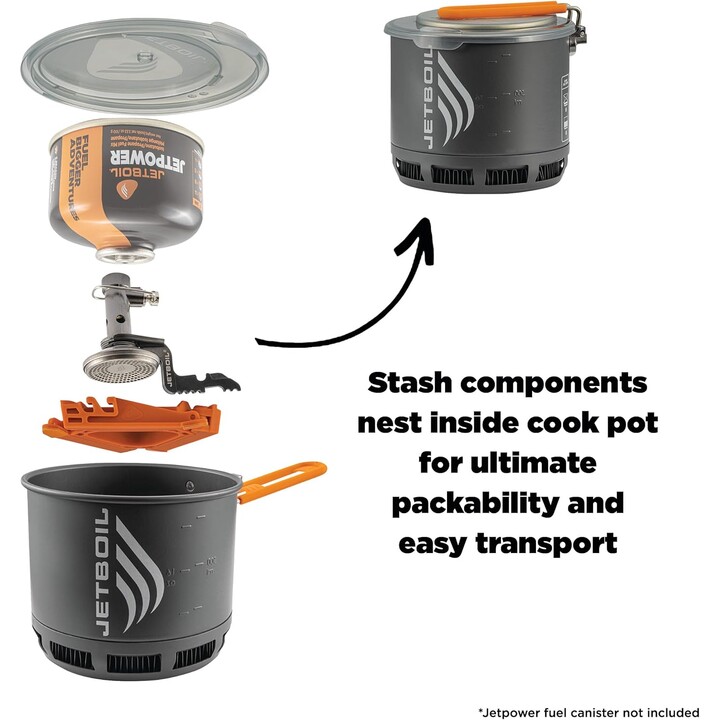 Jetboil Stash – Ultraleichtes Kochsystem – Gasherd