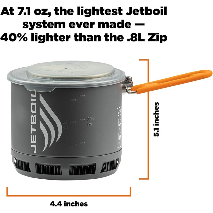 Jetboil Stash - Système de cuisson ultraléger - Cuisinière à gaz