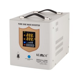 Gruppo di continuità Convertitore KEMOT PROsinus-2000 con onda sinusoidale pura e funzione di ricarica 12V 230V 2000VA/1200W