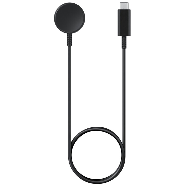 Cargador inalámbrico rápido Samsung EP-OL300BBE negro para Galaxy Watch 7