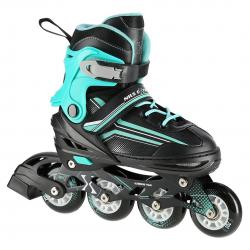 NILS EXTREME NH18190 PATINES 2EN1 NEGRO/AZUL TALLA. L (39-43) CON PATINES DE HOCKEY INTERCAMBIABLES