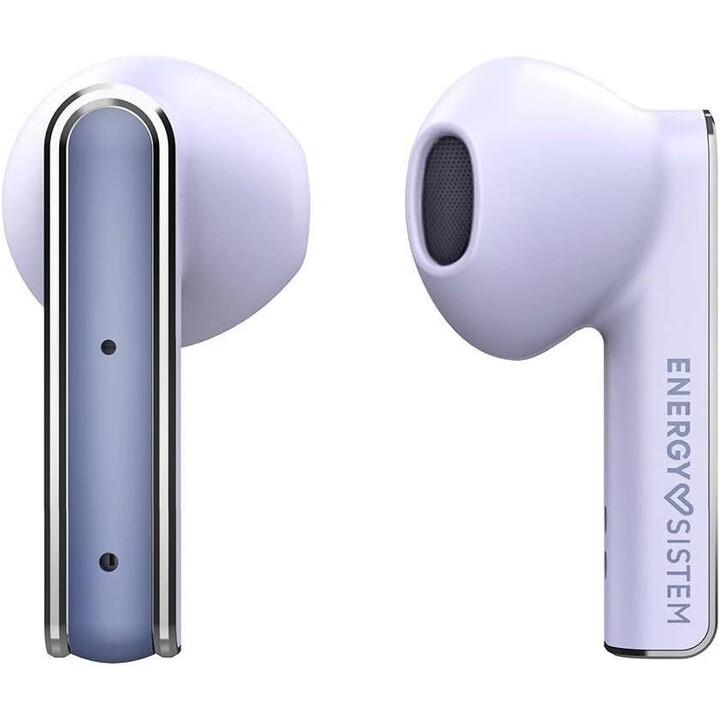 Energy Sistem Style 4 Violet True Auriculares Inalámbricos, Diseño Compacto, Aplicación ESmart Connect, Violeta