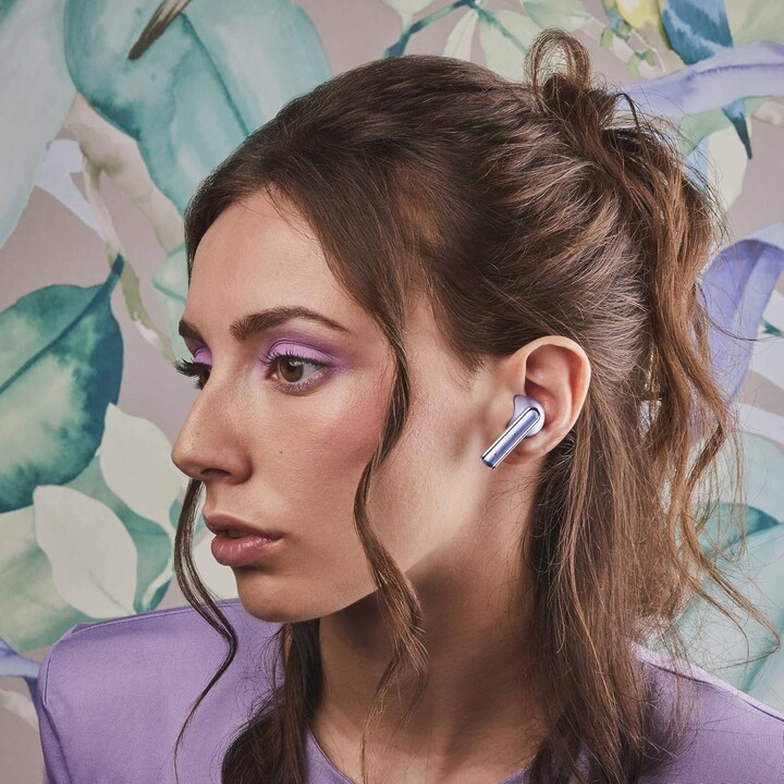 Energy Sistem Style 4 Violet True Auriculares Inalámbricos, Diseño Compacto, Aplicación ESmart Connect, Violeta