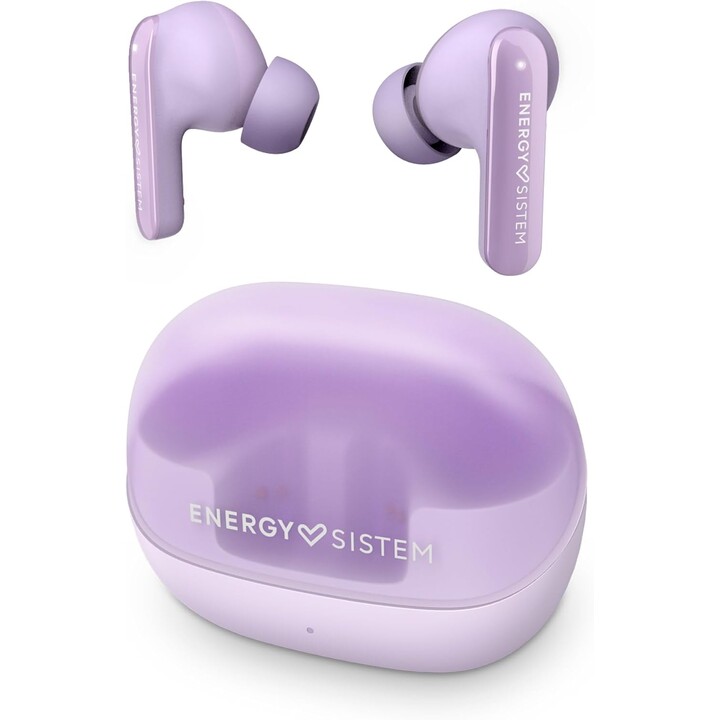 Energy Sistem Serenity ANC, Cuffie Bluetooth, 4 Microfoni, 25 Ore, Viola