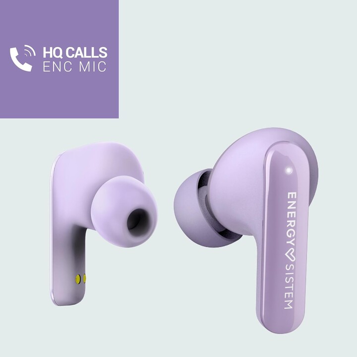 Energy Sistem Serenity ANC, Cuffie Bluetooth, 4 Microfoni, 25 Ore, Viola