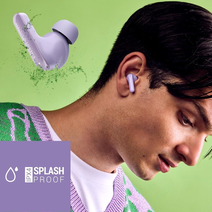 Energy Sistem Serenity ANC, Cuffie Bluetooth, 4 Microfoni, 25 Ore, Viola