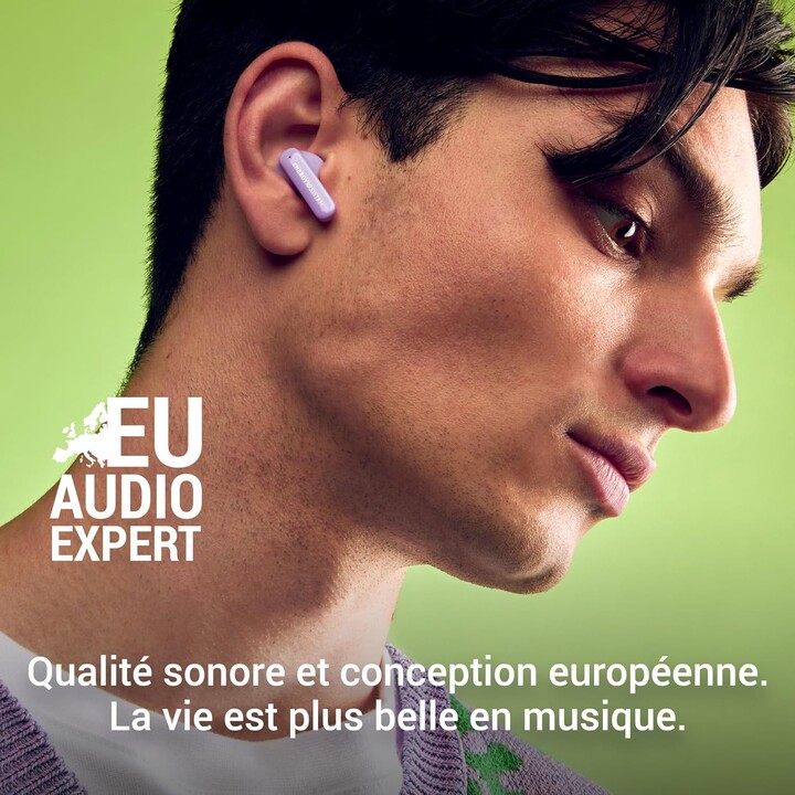 Energy Sistem Serenity ANC, Cuffie Bluetooth, 4 Microfoni, 25 Ore, Viola