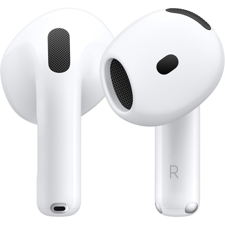 Apple Airpods V4 di 4a generazione Cuffie Bluetooth bianche con cancellazione del rumore