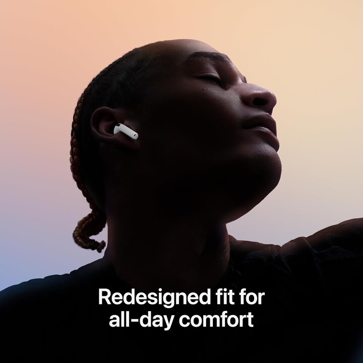 Apple Airpods V4 di 4a generazione Cuffie Bluetooth bianche con cancellazione del rumore