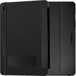 Custodia OtterBox React Folio per Samsung Galaxy Tab S9 FE, antiurto, anticaduta, nera