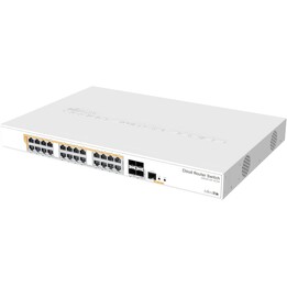 Switch Mikrotik CRS328-24P-4S+RM 28p PoE (PoE+ : 24 ;) 450 W Géré Gigabit/10G