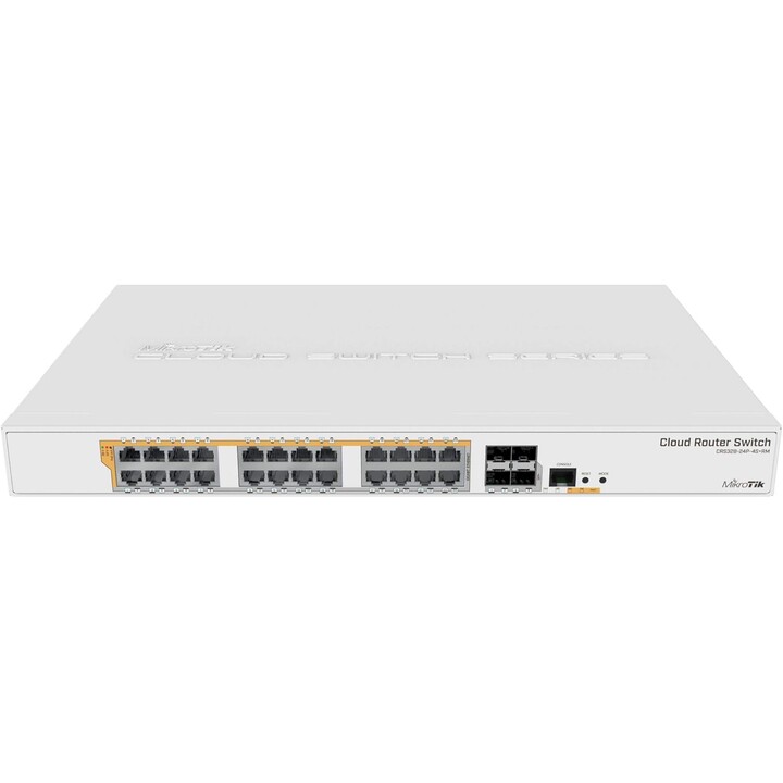Mikrotik CRS328-24P-4S+RM 28p PoE Switch (PoE+: 24;) 450W Managed Gigabit/10G