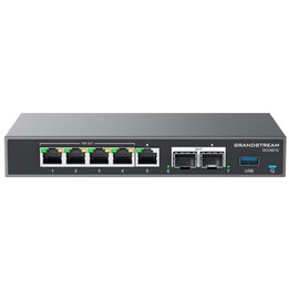 Grandstream GCC6010 All-in-one: roteador VPN, firewall, IP PBX e switch, portas LAN/WAN configuráveis