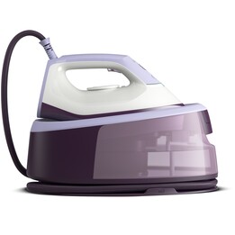 Philips 3000 series Stazione del ferro da stiro a vapore PSG3000/30 2400 W 1,4 L Piastra in ceramica Viola, Bianco