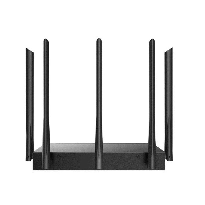 Tenda W30E AX3000 router inalámbrico Gigabit Ethernet Doble banda (2,4 GHz / 5 GHz) Negro