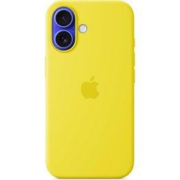 Coque en silicone Apple iPhone 16 avec MagSafe - Carambole​​​​​Jaune