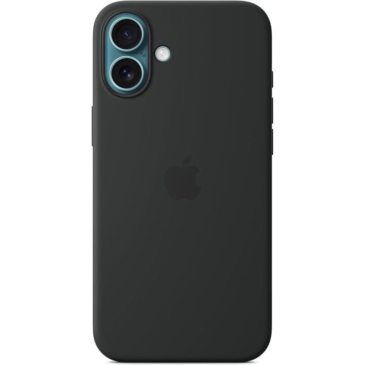 APPLE iPhone 16 Plus Custodia in silicone con MagSafe nera