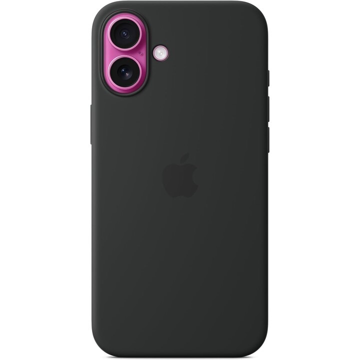 APPLE iPhone 16 Plus Capa de silicone com MagSafe preta