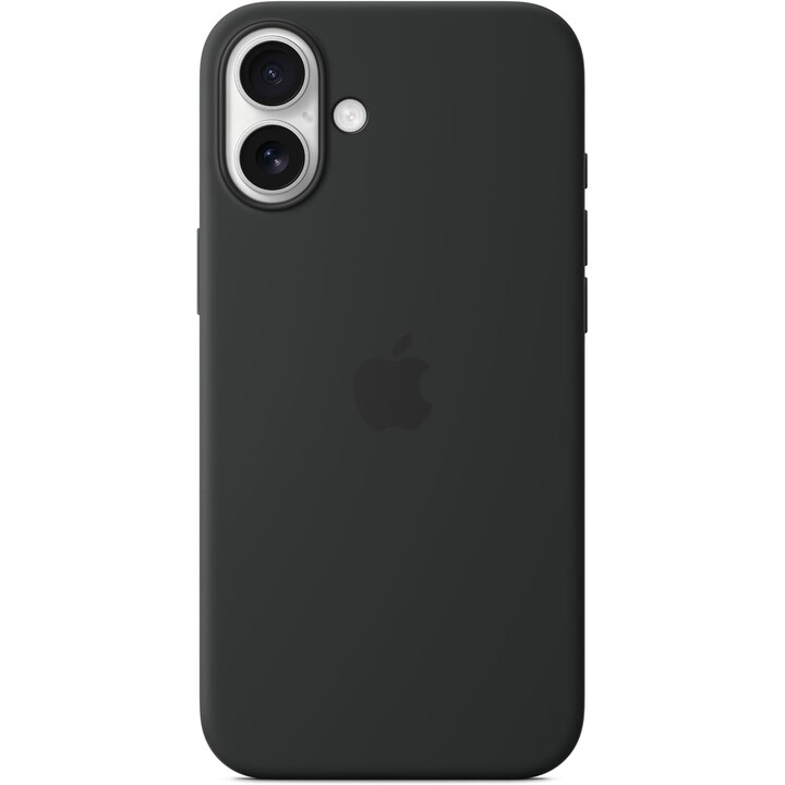 APPLE iPhone 16 Plus Custodia in silicone con MagSafe nera
