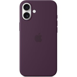 Custodia in silicone per Apple iPhone 16 Plus con MagSafe - Prugna