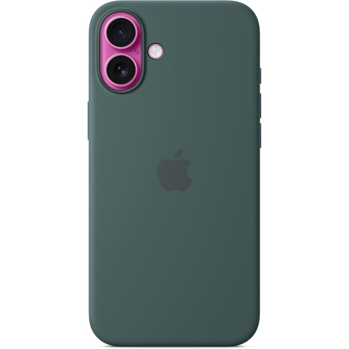 Capa de silicone Apple iPhone 16 Plus com MagSafe – Verde Mar