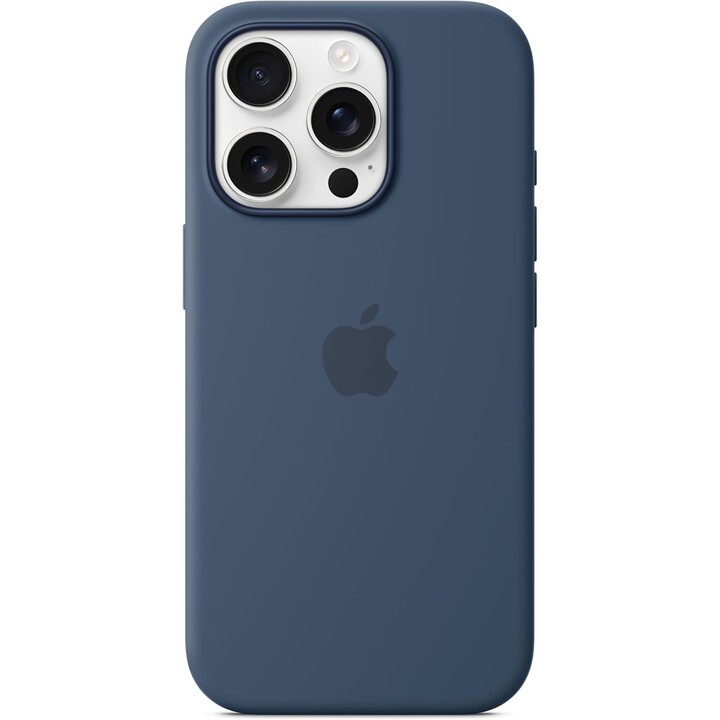 Apple iPhone 16 Pro Silicone Case with MagSafe - Denim