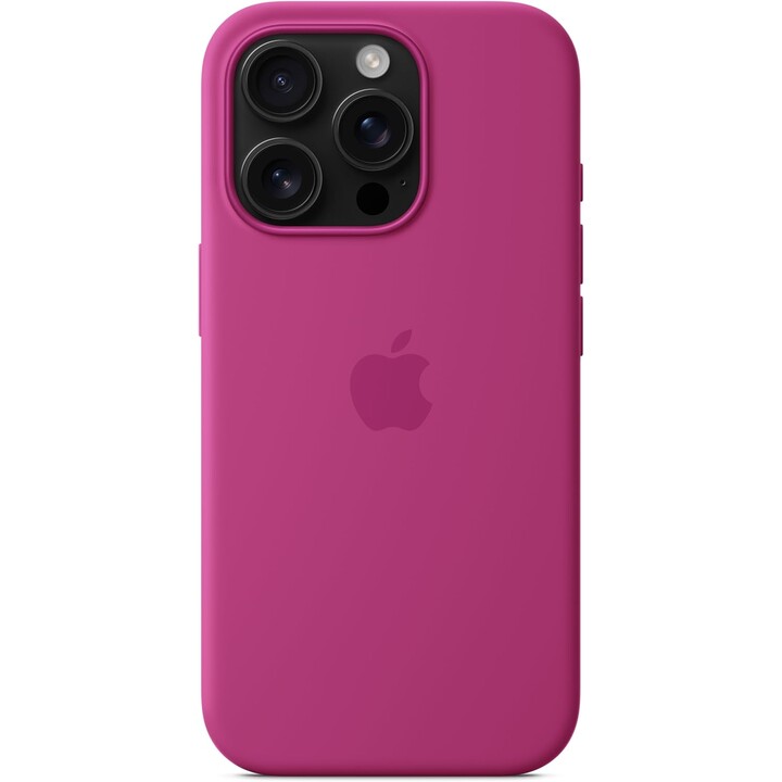 Funda de silicona Apple iPhone 16 Pro con MagSafe - Fucsia