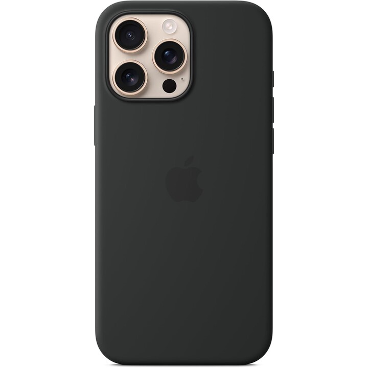 Apple Silikonhülle für iPhone 16 Pro Max mit MagSafe - Schwarz