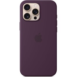 Apple iPhone 16 Pro Max funda de silicona con MagSafe ciruela