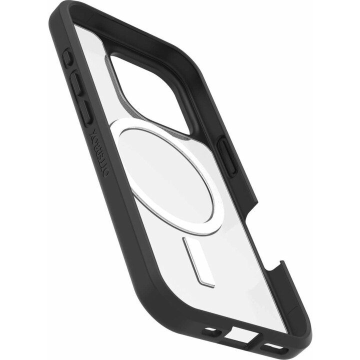Custodia OtterBox React MagSafe per iPhone 16 Pro Nera Trasparente/nera