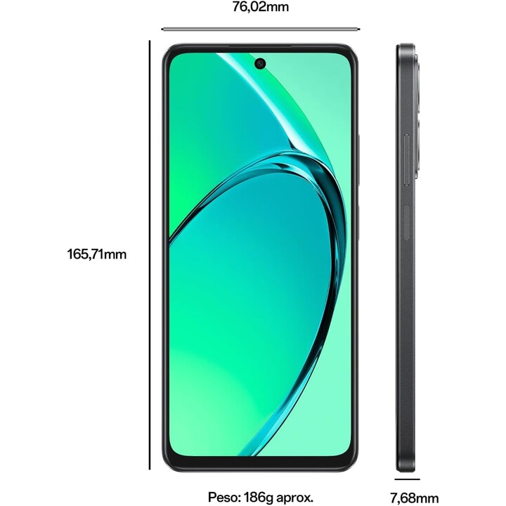 OPPO A40m Dual SIM smartphone 256 GB 8 GB Sparkle Black