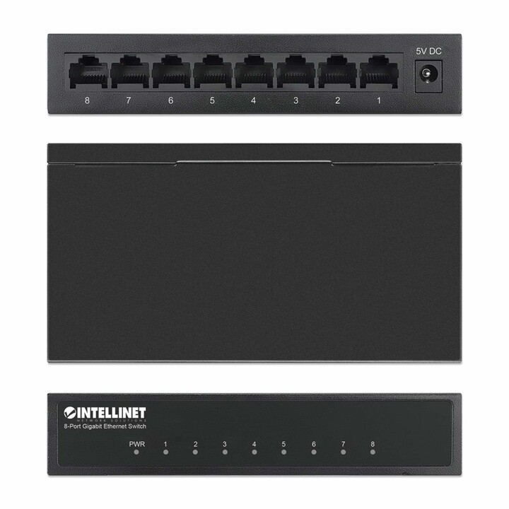 Intellinet 8-Port Gigabit Ethernet Desktop Switch