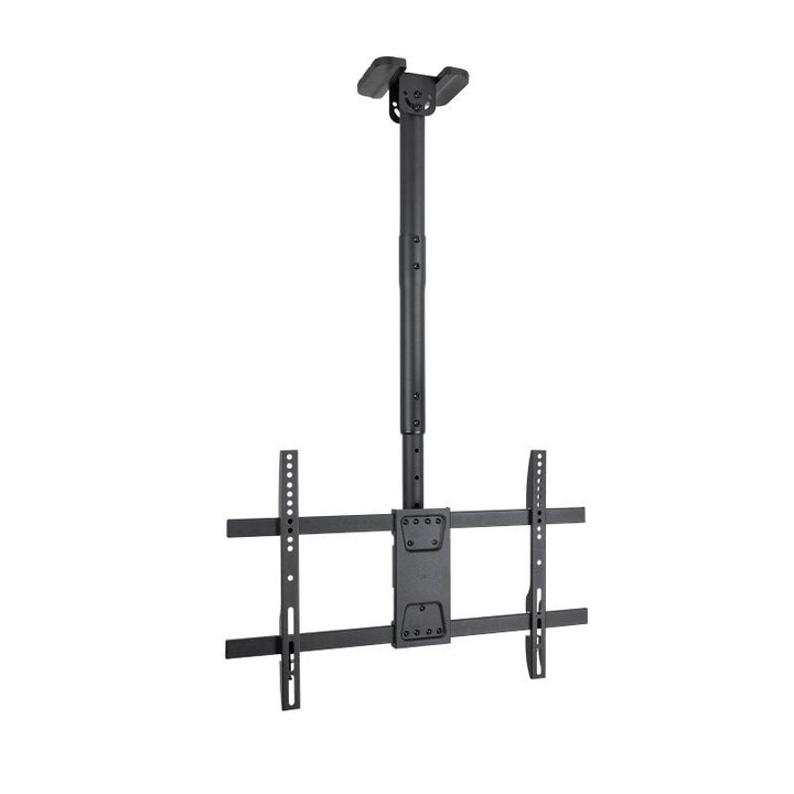 TooQ LPCE1186TSLI-B schwenkbare/neigbare/ebene Deckenhalterung für 43–86 Zoll große Fernseher/bis zu 60 kg