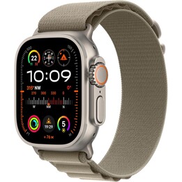 Apple Watch Ultra 2 GPS Cellular 49mm Caja de titanio con correa mediana Olive Alpine Loop