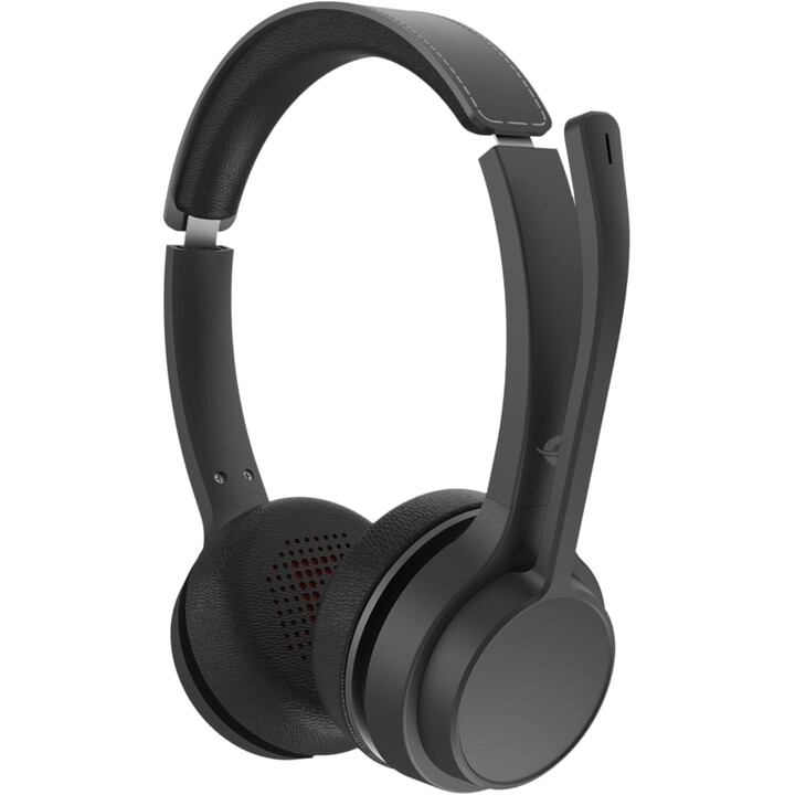 Conceptronic POLONA04BA - Fone de ouvido estéreo Bluetooth com adaptador de áudio USB, microfone com cancelamento de ruído