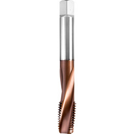 Macho de roscar Tascam M12 DIN-376C R15 HSSE-PM TS 1400 para trabajos de alta precisión, Plata