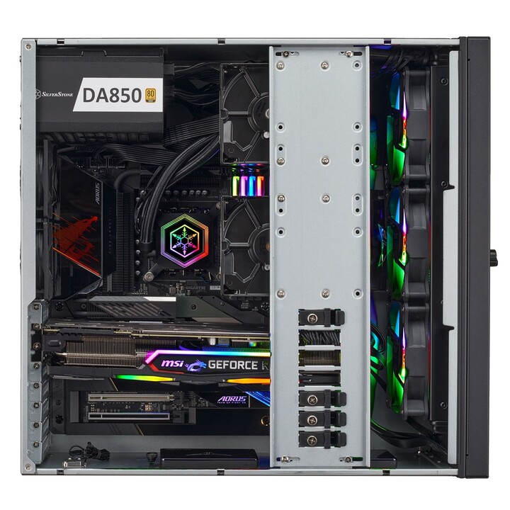 Silverstone SST-RM44 carcasa de ordenador Torre Negro